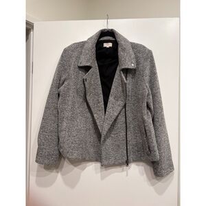 Loft Gray Moto Jacket -18W - Excellent condition